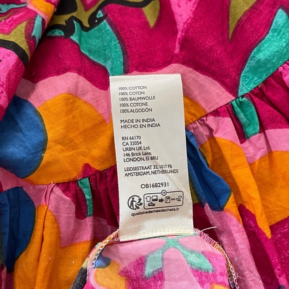 By Anthropologie Mixed Print Buttondown Maxi Dress - Picture 12 of 12